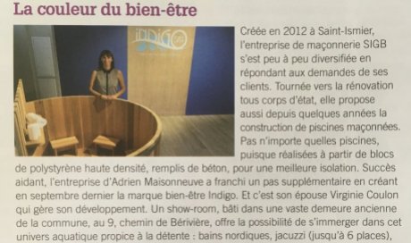 Article dans le magazine Meylan ma ville