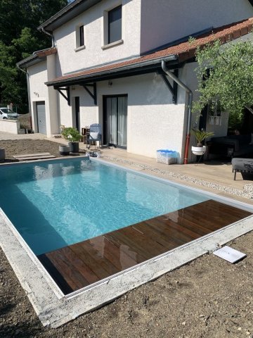 Construction d'une piscine miroir 6m x 3.50m à Moirans