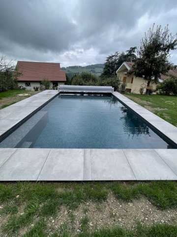 Construction d'une piscine maçonnée sur mesure à Saint Martin d'Uriage