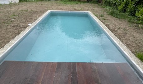 Construction d'une piscine maçonnée sur mesure 7m x 3.25m à Corenc