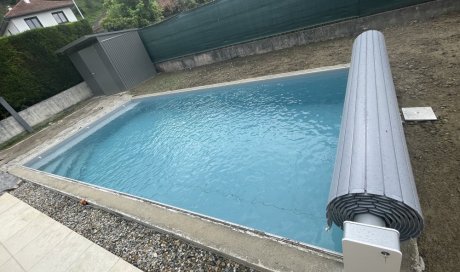 Construction d'une piscine maçonnée sur mesure 7m x 3.50m à Murianette