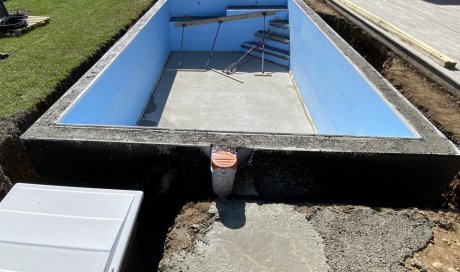 Construction d'une piscine sur mesure 7m x 3.50m à Saint-Hilaire-de-la-Côte