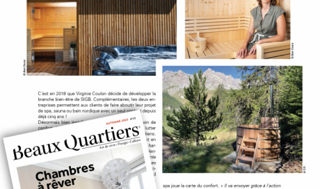 Indigo Spa dans le magazine Beaux Quartiers d'Automne 2023