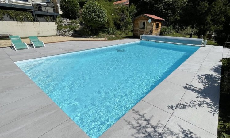 Rénovation piscine 10m x 5m à Saint Ismier