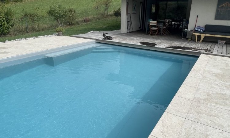 Rénovation d’une piscine 10m x 5m à Saint Ismier