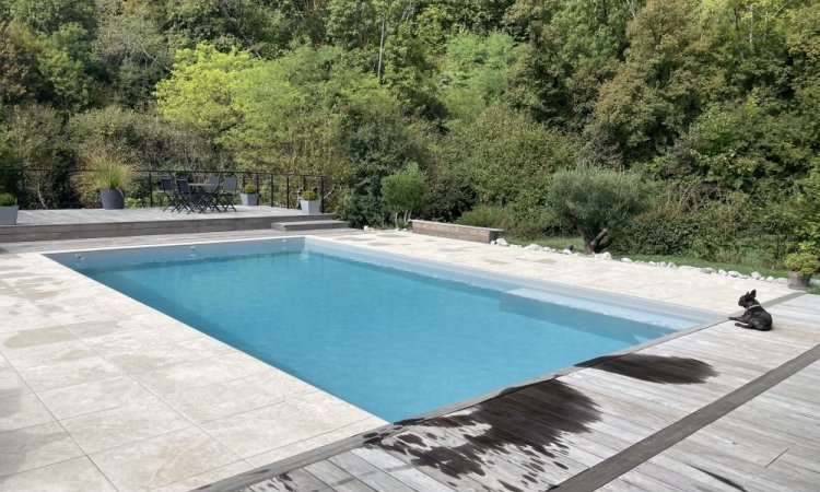 Rénovation d’une piscine 10m x 5m à Saint Ismier