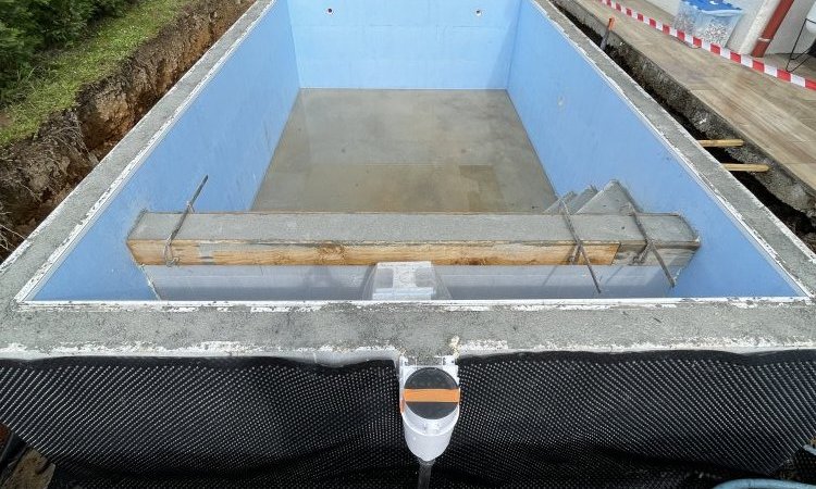 Construction d'une piscine miroir 6m x 3.50m à Moirans