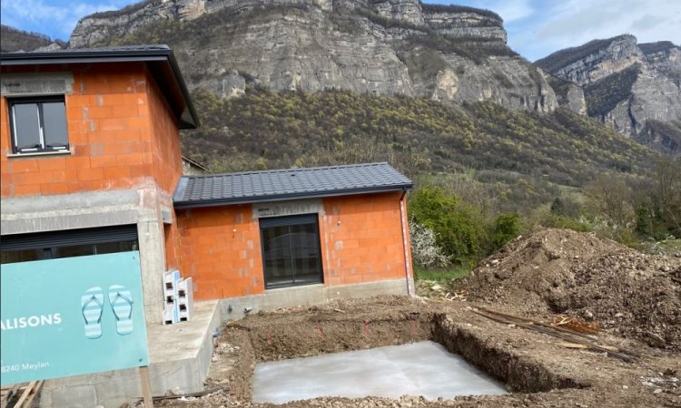Construction d'une piscine maçonnée sur mesure 6mx3.50m à Bernin