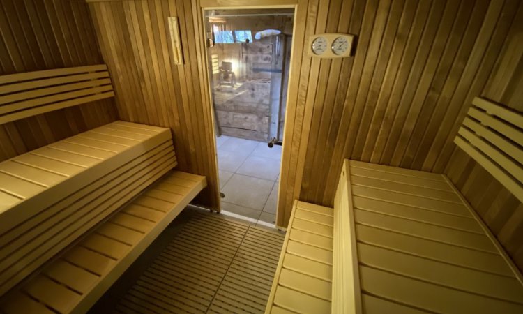 Sauna Harvia monté