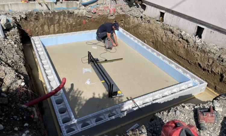 Construction d'une piscine de 3.50m x 2.75m à Eybens
