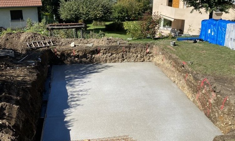 Construction d'une piscine maçonnée sur mesure à Saint Martin d'Uriage