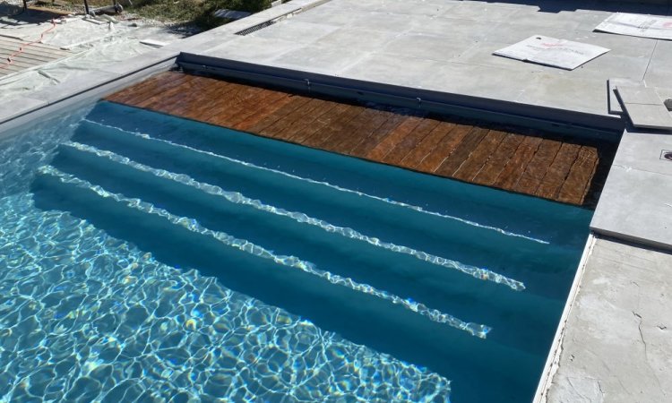 Piscine 8.75m x 4m à Monestier-de-Clermont dans le Trièves près de Grenoble