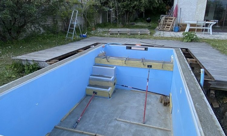 Piscine 5m x 2.50m à Saint Ismier