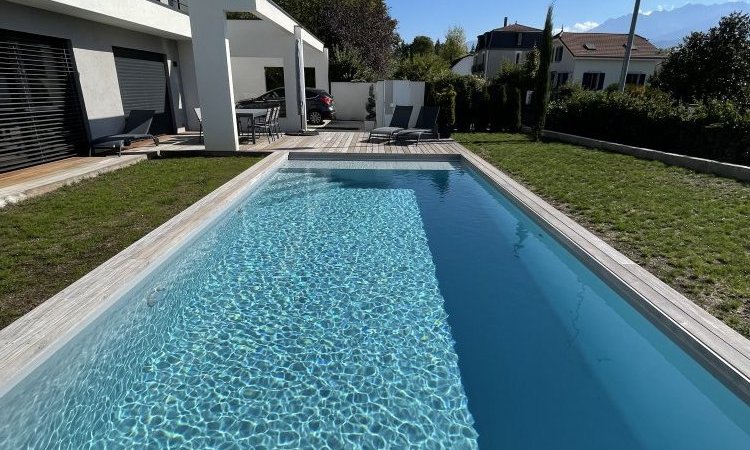 Piscine 8.50m x 4m à Meylan dans le Grésivaudan près de Grenoble