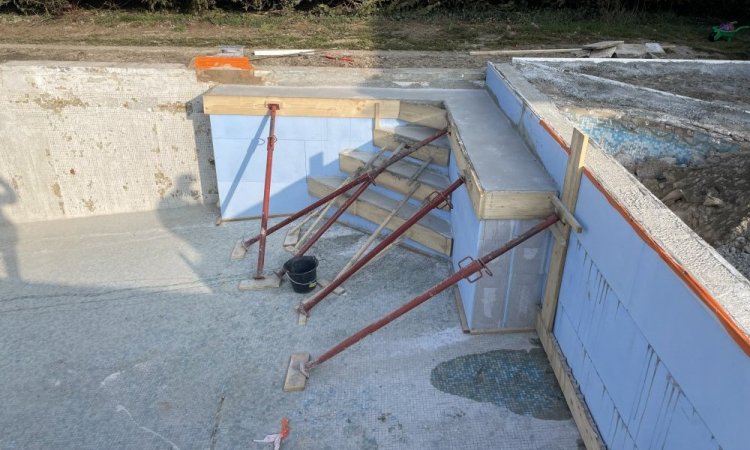 Rénovation d'une piscine à Biviers de 12m x 6m